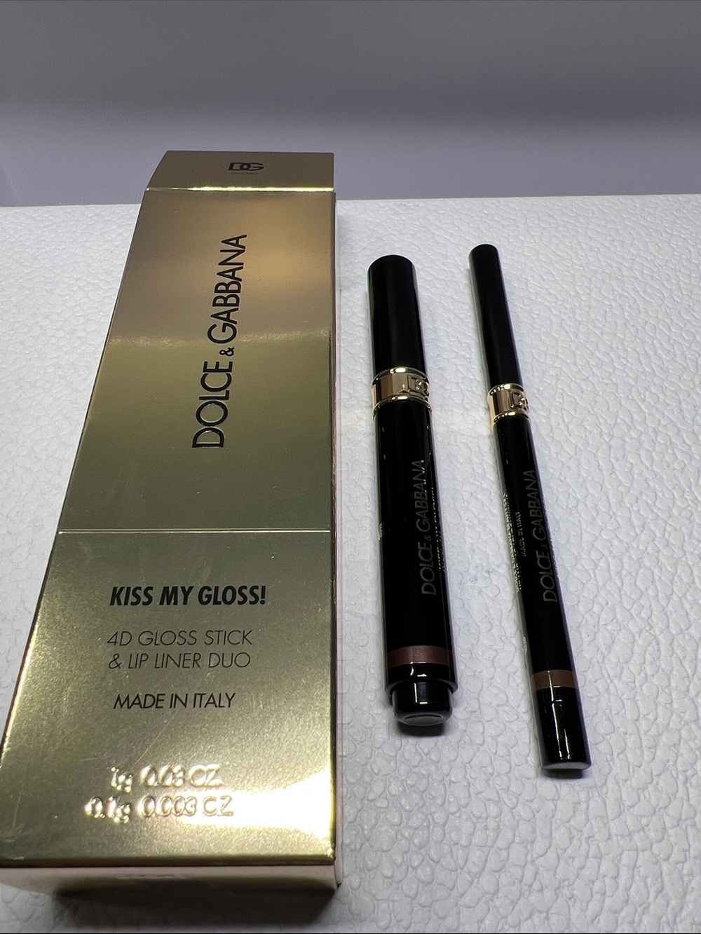 Dolce & Gabanna Kiss My Gloss! 4D Gloss Stick & Lip Liner Duo in 03 Chat